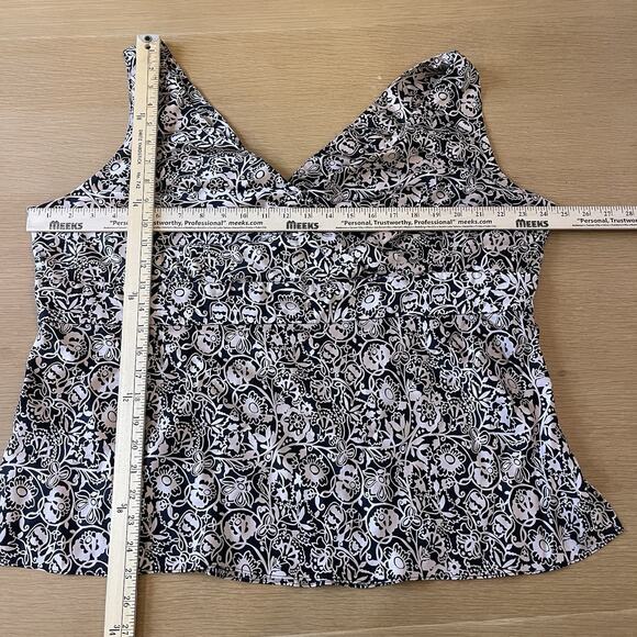 Women's INC International Concepts Floral Silk Top - Picture 9 of 9